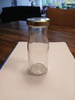 nieuwe glazen sapflesjes 150ml met deksel, Ophalen of Verzenden, Nieuw, Glas, Pot, Bus of Blik