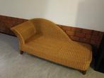 Vintage Rotan Chaise Longue / Recamier, Huis en Inrichting, Banken | Sofa's en Chaises Longues, Ophalen, Gebruikt, 150 tot 200 cm