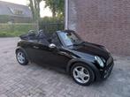 Mini 1.6 16V Cooper Cabrio 2005 Zwart, Auto's, Mini, Voorwielaandrijving, 4 cilinders, Cabriolet, 4 stoelen