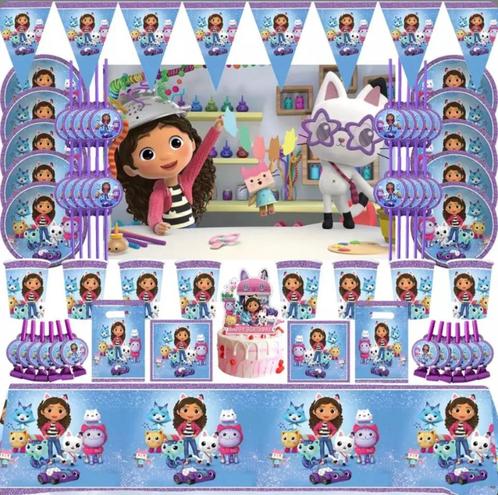 Gabby's Dollhouse verjaardag versiering, Hobby en Vrije tijd, Feestartikelen, Nieuw, Versiering, Verjaardag, Ophalen