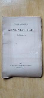 Aendachtigh gedichten Frank Meyland 1953, Gelezen, Frank Meyland, Ophalen of Verzenden, Eén auteur