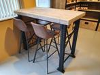 Unieke bartafel van steigerhout en staal elke maat en vorm, Ophalen, Nieuw