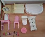 Luxe Barbie badkamer & poppenhuis meubels – complete set, Ophalen of Verzenden, Zo goed als nieuw, Toebehoren
