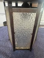 Lantaarn voor binnen en buiten!, Huis en Inrichting, Lampen | Hanglampen, Ophalen, Gebruikt, Glas, Minder dan 50 cm