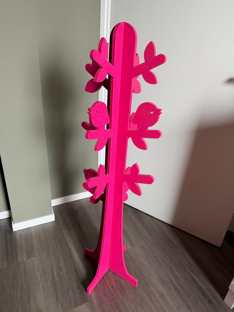 Roze kinder kapstok voor op slaapkamer, Ophalen of Verzenden, Kapstokje