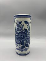 Cilindervaas Delfts Blauw AAG, Blauw, Aardewerk of Porselein, Ophalen of Verzenden, Zo goed als nieuw