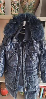 Marc Cain Winterjas Bontkraag ZGAN, Marc Cain, Blauw, Maat 42/44 (L), Ophalen of Verzenden