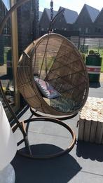 1 stuks Bamboe hanggemaakte bollen met standaard, Tuin en Terras, Tuinmeubel-accessoires, Ophalen, Zo goed als nieuw