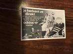 Voetbal reklme Adidas 1973 Ajax Juventus, Ophalen of Verzenden, Gebruikt, Ajax