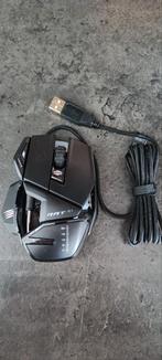 MUIS MAD CATZ R.A.T.4+ OPTISCHE GAMING MOUSE NIEUW!, Computers en Software, Muizen, Ophalen of Verzenden, Nieuw, Gaming muis