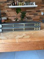 Cisco 48-poorts Gigabit PoE Switch + Stackkabel | Topstaat!, Ophalen of Verzenden, Zo goed als nieuw