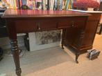 Antiek Bureautje op Wieltjes h 73 breedte 91diepte 47, Huis en Inrichting, Ophalen, Met wielen, Gebruikt, Bureau