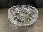 Antieke kristallen schaal - ruitgeslepen kristallen schaal., Antiek en Kunst, Ophalen of Verzenden