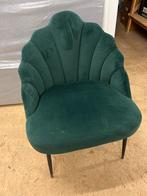 Groene Schelpvormige Stoel, Ophalen, Gebruikt, Minder dan 75 cm, Stof