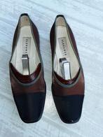 Luxe dames schoenen van Eleganza, 37 bruin-zwart, Pumps, Bruin, Verzenden, Gedragen