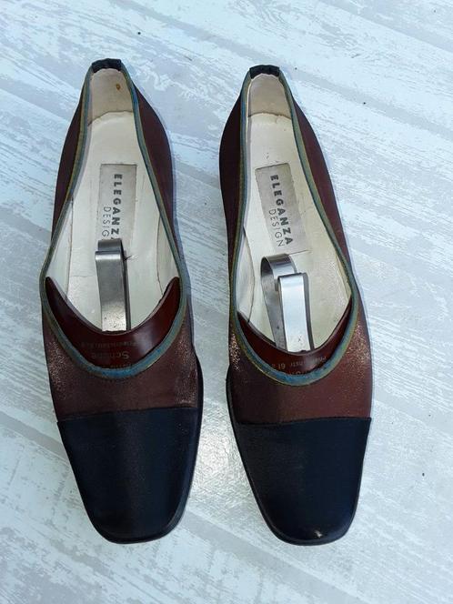 Luxe dames schoenen van Eleganza, 37 bruin-zwart, Kleding | Dames, Schoenen, Gedragen, Pumps, Bruin, Verzenden