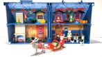 Playmobil Kerstmis Poppenhuis in Kerstmis sfeer 5755 MOOI !, Kinderen en Baby's, Verzenden, Zo goed als nieuw, Complete set