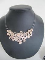 Collier zilverkleurig, Ophalen of Verzenden, Zo goed als nieuw, Zilver, Overige materialen