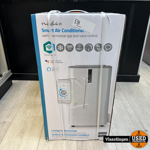 Nedis Mobiele Airconditioner 12000 BTU - 100 m³- 3 Snelheden, Witgoed en Apparatuur, Airco's, Nieuw