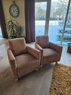 Twee comfortabele fauteuils, Gebruikt, 75 tot 100 cm, Ophalen of Verzenden, Stof