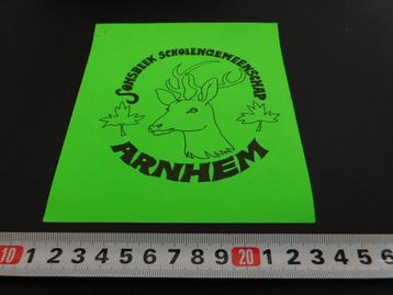 sticker Arnhem Sonsbeek scholengemeenschap  beschikbaar voor biedingen