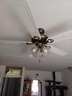 Plafondventilator met verlichting, Witgoed en Apparatuur, Ventilatoren, Ophalen, Zo goed als nieuw, Plafondventilator