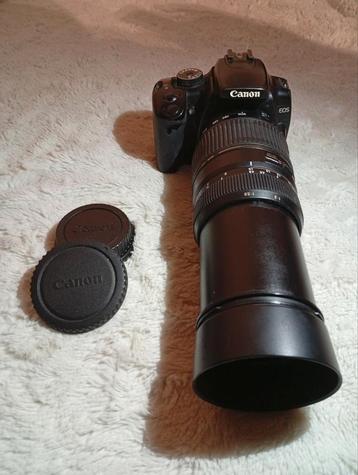Canon EOS 400D + Tamron 70-300mm + Lader beschikbaar voor biedingen