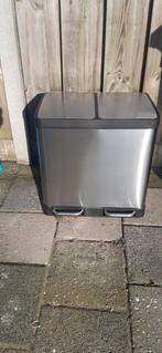 Dubbele afvalbak .., Huis en Inrichting, Ophalen of Verzenden, Gebruikt, Overige materialen, Overige stijlen
