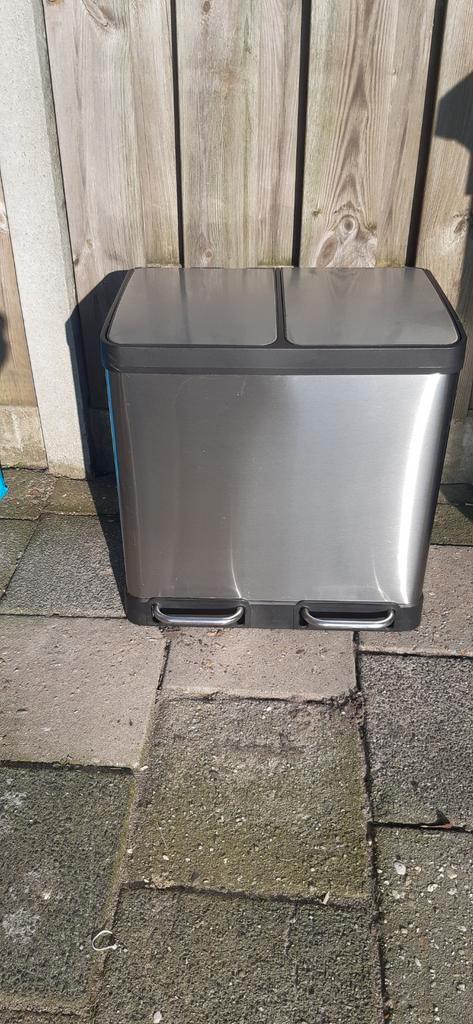 Dubbele afvalbak .., Huis en Inrichting, Keuken | Servies, Gebruikt, Overige stijlen, Overige materialen, Ophalen of Verzenden