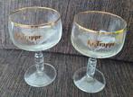 2 x la trappe glazen bierglazen latrappe belgisch bier, Verzamelen, Ophalen of Verzenden, Zo goed als nieuw, Bierglas