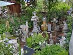 Antiek model schampsteen console steunbeer tuinbeeld, Ophalen