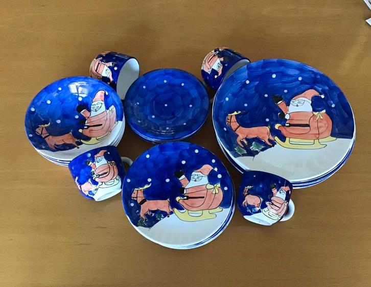 Servies Kerst AM/63 Amsterdam, Diversen, Kerst, Zo goed als nieuw, Ophalen of Verzenden