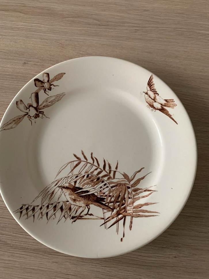 Oud Regout Sphinx Ontbijtbordje, Antiek en Kunst, Antiek | Keramiek en Aardewerk, Ophalen of Verzenden