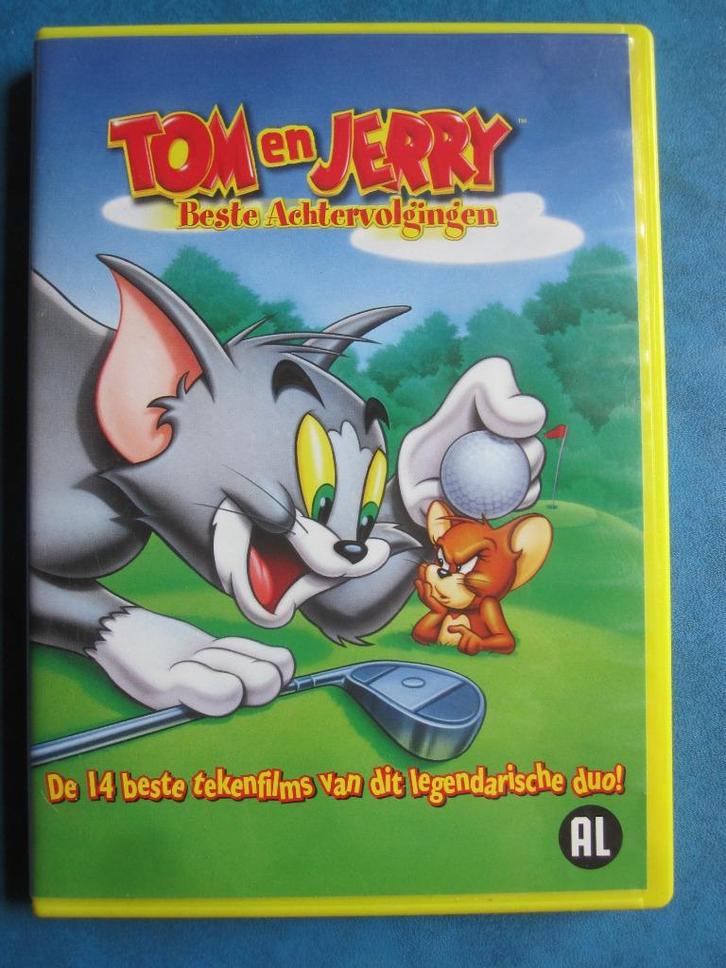 Tom and Jerry's beste achtervolgingen, Cd's en Dvd's, Dvd's | Tekenfilms en Animatie, Zo goed als nieuw, Amerikaans, Tekenfilm