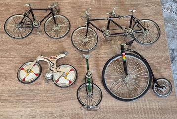 5 miniatuur fiets modellen voor de verzamelaar. beschikbaar voor biedingen