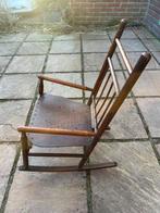 Amerikaans kinder schommelstoeltje, Huis en Inrichting, Stoelen, Ophalen, Gebruikt, Bruin, Oud, Amerikaans