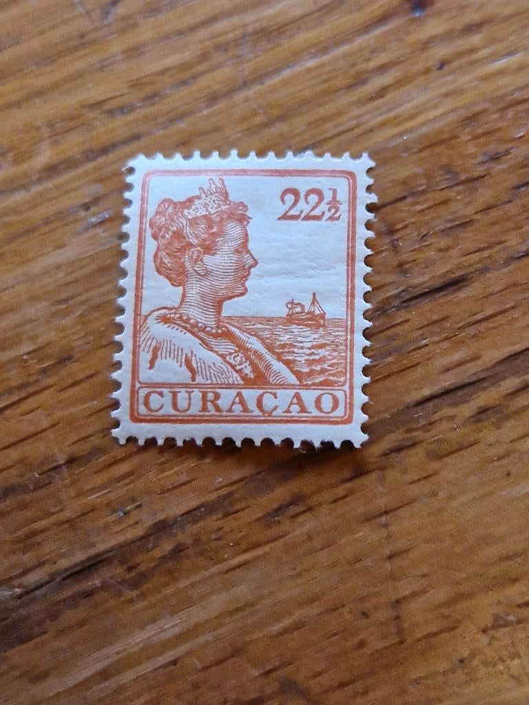 Curacao ongebruikt plakker nr 64, Ophalen of Verzenden, Postfris