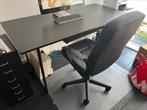 Bureau met stoel zgan gaat weg ivm verhuizen, Ophalen, Zo goed als nieuw, Bureau
