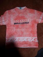 Oranje/wit T-shirt, sportief model, Ophalen of Verzenden, Gebruikt, Jongen, Shirt of Longsleeve