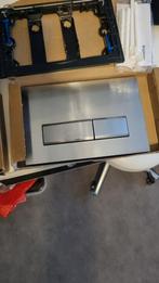 geberit sigma 50 drukplaat is echt  rvs zware kwaliteit, Ophalen of Verzenden, Nieuw, Rvs