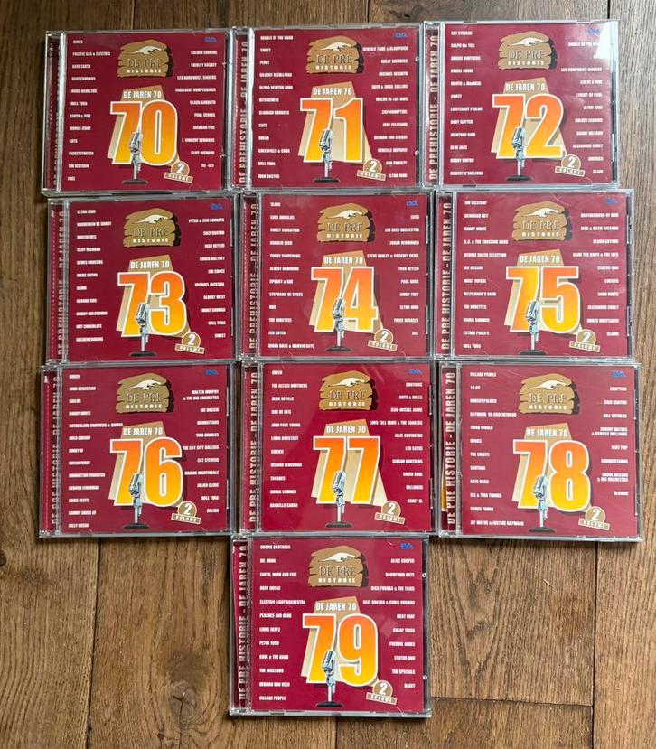 De Prehistorie jaren 70 volume 2 (compleet), Cd's en Dvd's, Cd's | Verzamelalbums, Zo goed als nieuw, Pop, Ophalen of Verzenden