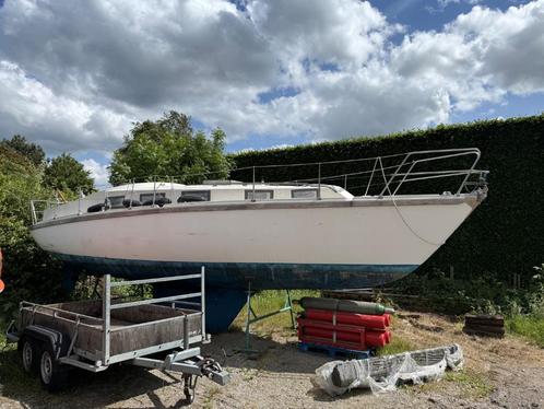 Genzel Phantom 34 t.e.a.b., Watersport en Boten, Kajuitzeilboten en Zeiljachten, Gebruikt, Tourjacht of Cruiser, Polyester, 9 tot 12 meter