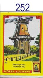 Lu252 luciferdoosje stellingmolen vilsteren ( o ), Verzamelen, Ophalen of Verzenden, Zo goed als nieuw, Luciferdoosjes of -merken