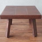 Stevige tegel tafel, Huis en Inrichting, Tafels | Bijzettafels, Ophalen, Gebruikt, 75 cm of meer, 60 cm of meer