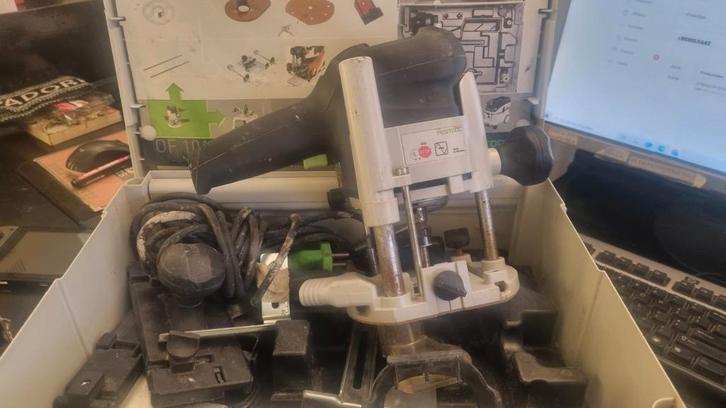 Festool OF 1010 EBQ-Plus Bovenfrees, Doe-het-zelf en Verbouw, Gereedschap | Freesmachines, Gebruikt, Elektrisch, Bovenfrees, Ophalen of Verzenden