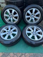 Originele Volvo 16 inch LM | 225-55-16 Conti Winterbanden ✅, Ophalen, Gebruikt, 16 inch, Banden en Velgen