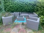 Grote complete Loungeset incl kussens MOET WEG, Tuin en Terras, Tuinsets en Loungesets, Ophalen, Kunststof, Gebruikt, Loungeset