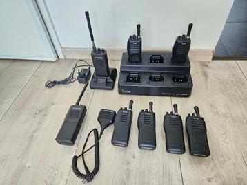 :6x ICOM IC-F22 en2x Motorola Radius GP300 PortofoonPartij beschikbaar voor biedingen