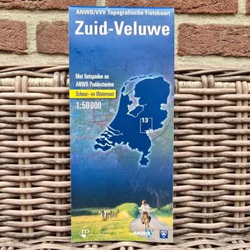 Vakantie tip!️☀️Topografische fietskaart Zuid-Veluwe - ANWB beschikbaar voor biedingen