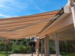 zonnescherm electrisch 8mx 3m gebruikt, Tuin en Terras, Zonneschermen, Ophalen, Gebruikt, Knikarmscherm